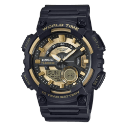 Casio AEQ-110BW-9AVDF Youth Dual Time Resin Belt Watch