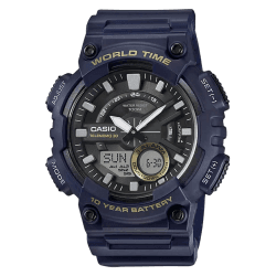 Casio AEQ-110W-2AVDF Youth Dual Time Resin Belt Watch