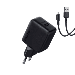 oraimo 18W Rapid Charge with Micro USB Cable Cannon 18S (OCW-5184E+M53) - Black