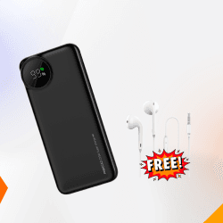 Combo-1 BUY Recci Powerbank P48-10000mAh-Beige and GET REP-L15-White FREE