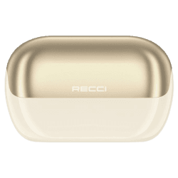 Recci W83 Excellence wireless earbuds hi-fi earphone, beige color