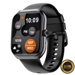 MOVR Curve, IP67 Waterproof, 2.1 inches AMOLED Always on Display, Black Color Strap